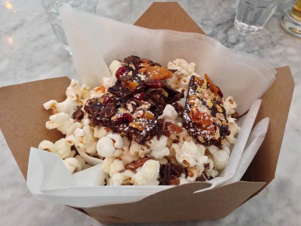 Chocolate Bark and Popcorn